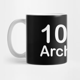 Architect, wife birthday gifts from husband what i love. Mug